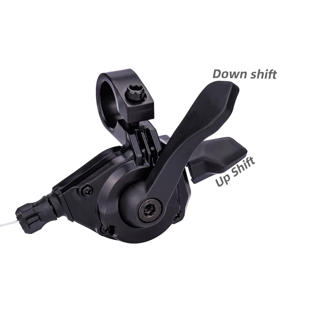 Desviadores para Bicicletas A7 10 Shifter Groupset MTB Bike 1X10 Palanca de gatillo de Velocidad Interruptores de Cambio Trasero Cassette Compatible (Color : 10 Speed Derailleur)