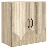 GHVBNMF Armadio da parete in rovere Sonoma, 59 x 31 x 60 cm, 2 ante
