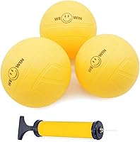 Vista 1 de Spike Roundnet - Pelotas de repuesto a granel, mini pelotas de waterpolo con bomba, para el patio trasero, playa, parque, piscina