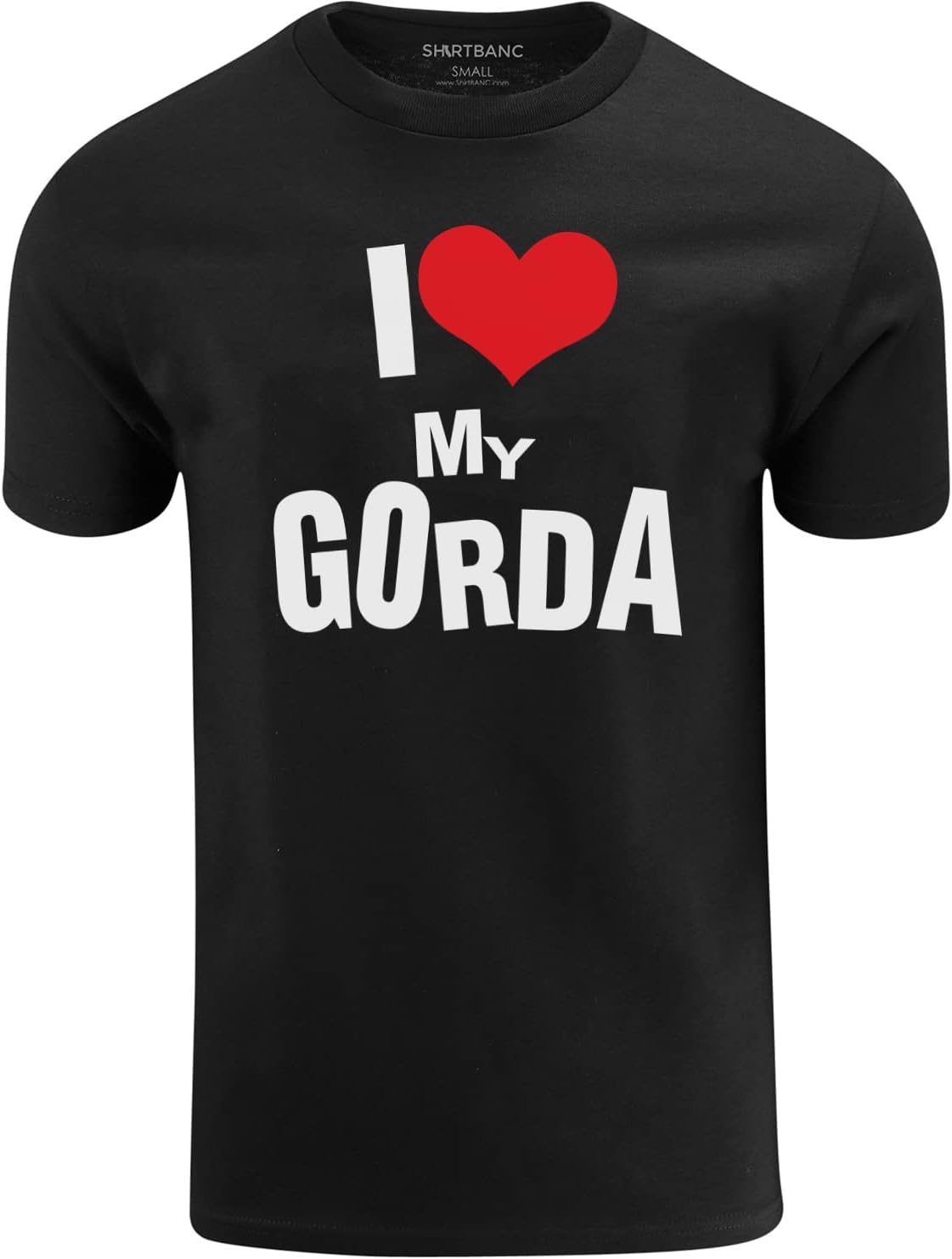ShirtBANCShirtBANC I Love My Gorda Shirt Cute Boyfriend Heart Couples Valentines Day Tee