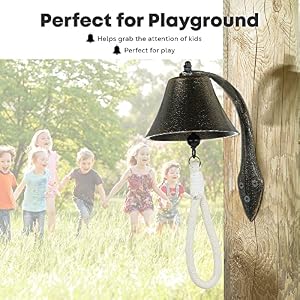 Upstreet Dinner Bell for Outdoors or Inside Manufactured from Purple Copper Hanging Bell, Solid Iron Outside Bell to Wall Mounted Surfaces for Church, Residence, and Faculty Bell (Purple, 6) Upstreet Dinner Bell for Outdoors or Inside Manufactured from Purple Copper Hanging Bell, Solid Iron Outside Bell to Wall Mounted Surfaces for Church, Residence, and Faculty Bell (Purple, 6)