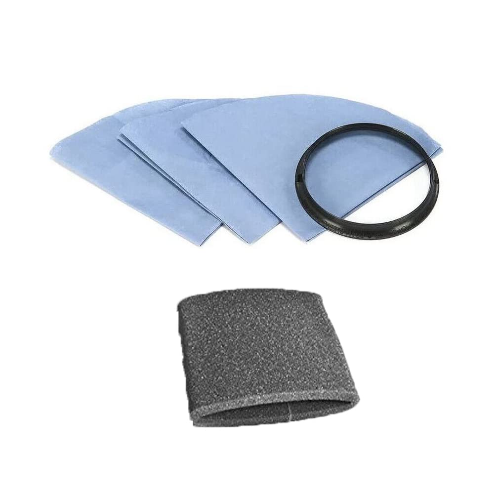MaxLLTo 3 Pack Replacement Vacuum Bags for Shop-Vac Models QS60A, QS30A, QPV10.5 & More