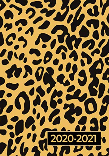 2020-2021 A5 Week to View Academic Planner | Retro Leopard Print: Mid Year Diary / Academic Planner from August 2020 - July 2021 Organiser for School, ... Dates / Inspirational and Motivational