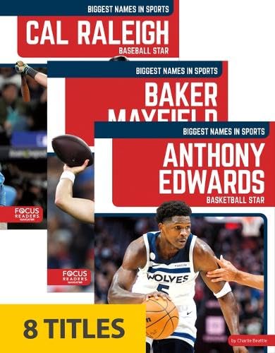 Biggest Names in Sports Set 8 (Set of 8)      Library Binding – August 1, 2026