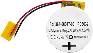 Pattaya New Replacement Battery 361-00047-00 361-00064-00 for Garmin Forerunner 110, 110W, 210, 210W GPS Sport Watch, Garmin Approach S1, S1W, S2, S3, S4 GPS Golf Watch