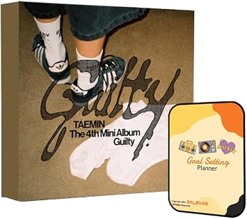 GUILTY TAEMIN Album [PHOTOBOOK 2 TYPE SET]+Pre Order Benefits+BolsVos K-POP Inspired Digital Planner, Digital Sticker Pack The 4th Mini Album