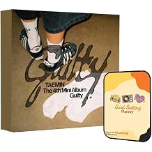 TAEMIN GUILTY Album [Digipack ver.]+Pre Order Benefits+BolsVos Exclusive K-POP Inspired Digital Merches Goal Setting Planner, Sticker Pack