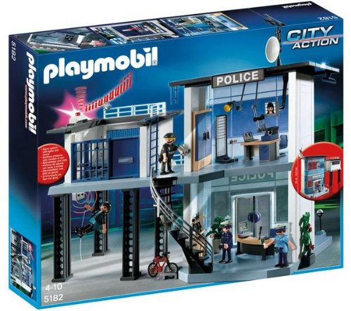 Preisvergleich Produktbild 5176 - Polizei-Kommandostation mit Alarmanlage + 5181 - Spezialeinheit