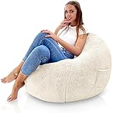 [BOLSA EXTERNA PARA FACIL LAVADO] ¿No te frustra comprar puffs baratos que vienen sin una funda para el relleno? Te entendemos. Por eso incluimos una malla adicional con doble cremallera, para que lavar tu pouf sea muy cómodo, incluso siendo una sola persona. [Atención] ¡usarla fuera del puf!