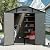 Plastic Storage Shed 8x10 FT, Resin Tool Shed with Lockable Doors, Window and Floor for Backyard Garden Patio, Dark Gray