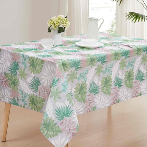 IZOD - Tablecloth, Water Resistant Tabletop Accessories, Ideal Kitchen Essentials (Cove Palm, 60" x 84") by IZOD - Used condition - Image 4