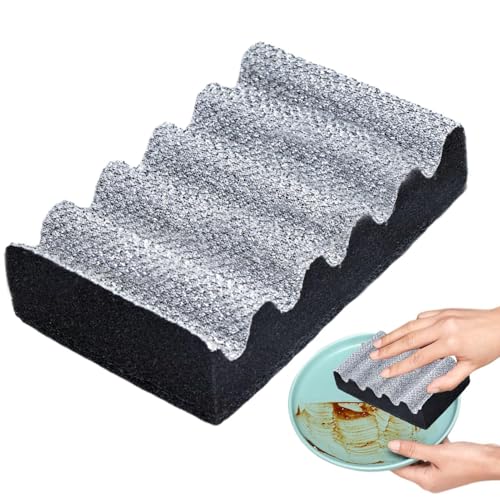 Generico Spazzola per la pulizia della griglia | Spugna per griglia a rete | Spazzole per la pulizia della cucina, utensili per la casa, per la pulizia