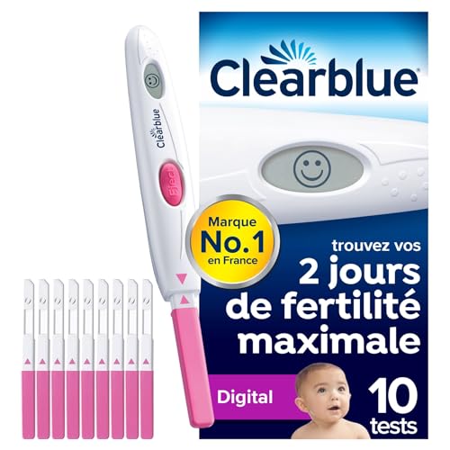 Clearblue Test Ovulation Digital, 1 Appareil et 10 Tests