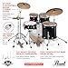 Pearl Export 5 Piece Drum Set Jet Black - Hardware And Sabian Cymbals