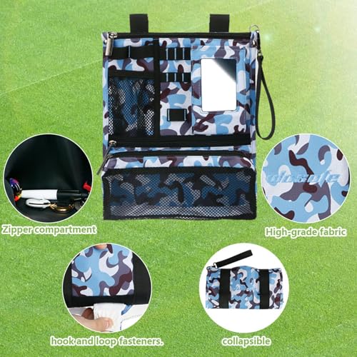 Sac de golf avec fermeture éclair robuste pour tees et accessoires - 5