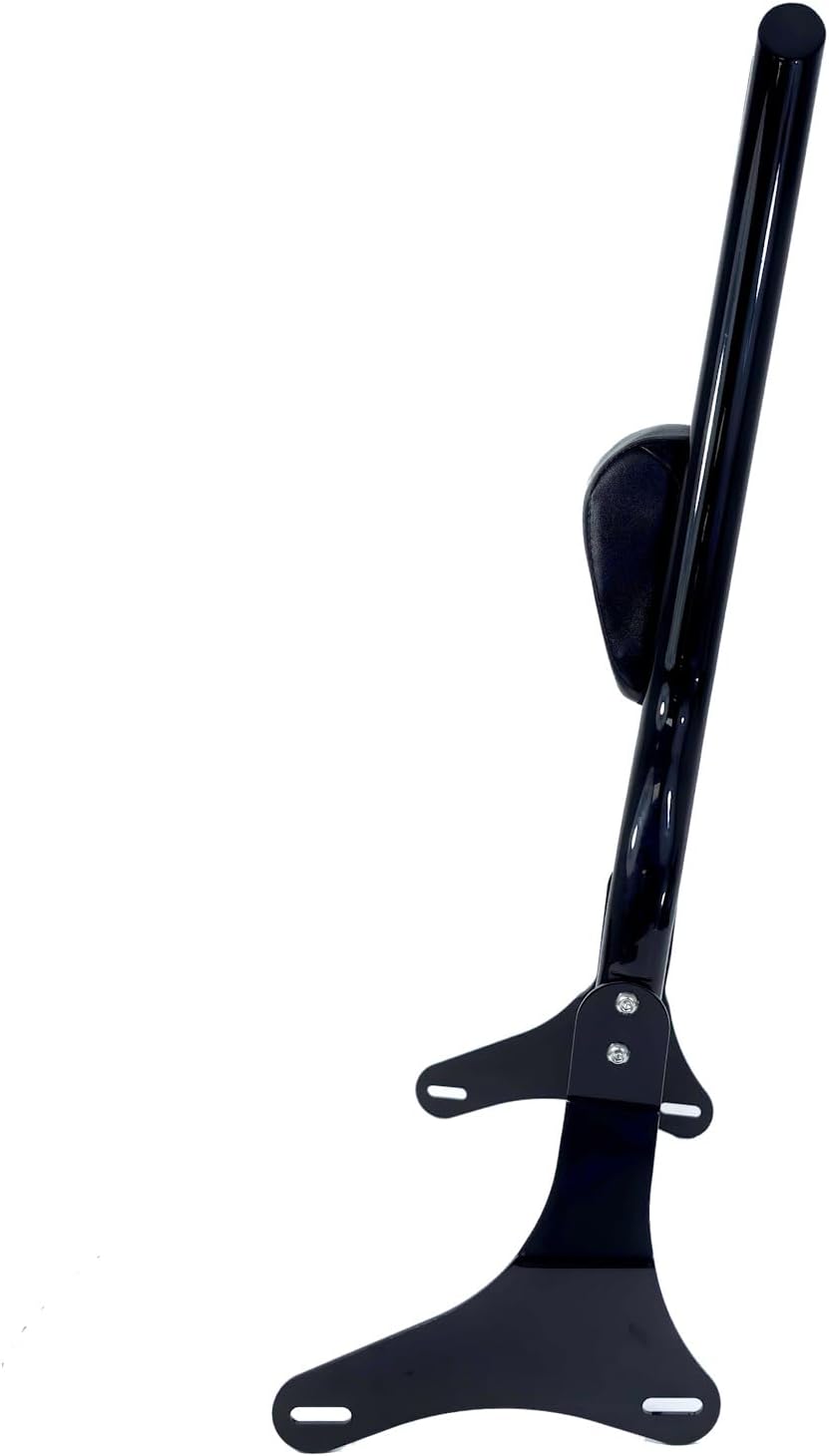 Black Vaquero1700 Sissy Bar Passenger Backrest for Kawasaki Vulcan 1700 Vaquero VN1700 Vaquero ABS SE Rear Sissybar Back rest 2010-2025 (H Style, 31 inch)