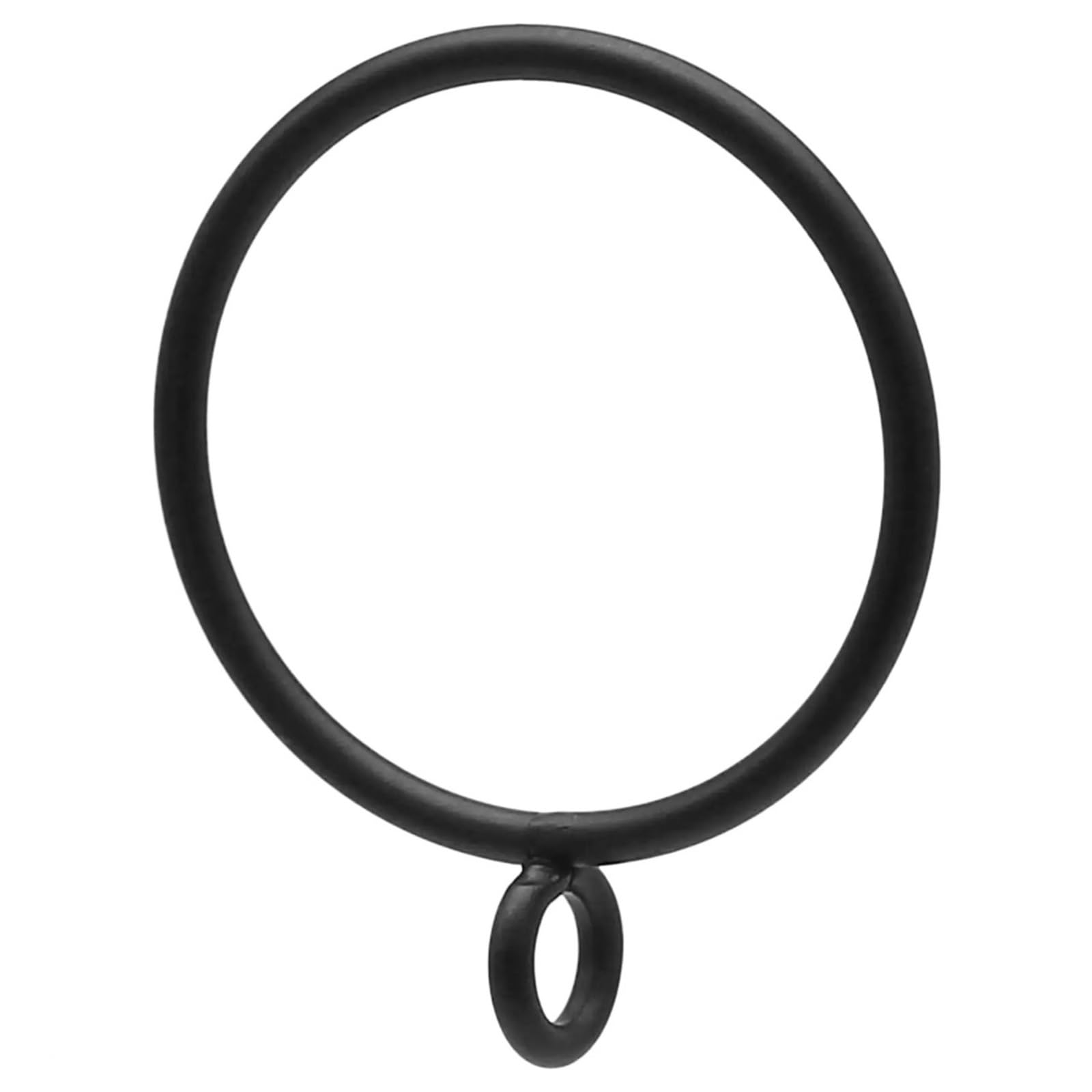 Anelli per tende, Anelli for tende con occhielli Confezione da 160 for tendaggi in metallo diametro interno di 1,5 pollici Neri