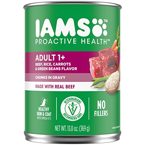 IAMS PROACTIVE HEALTH Adult Wet Dog Food Chunks in Gravy ...