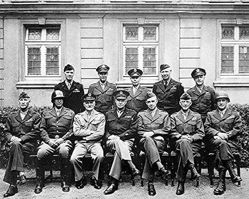 Eisenhower, Patton & American Generals WWII 11x14 Photograph Photo Print