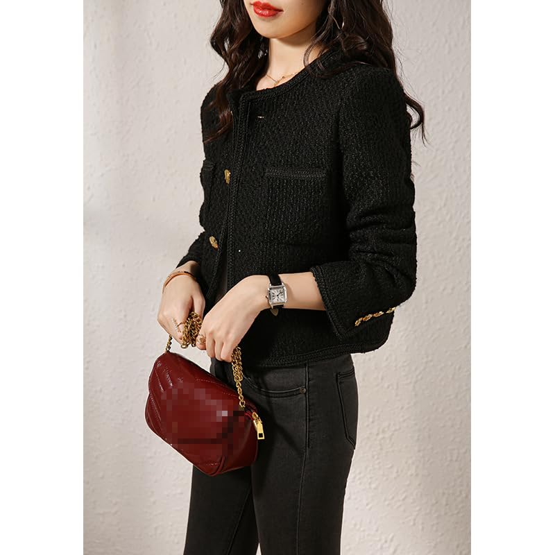 Women's French short coat spring and autumn3