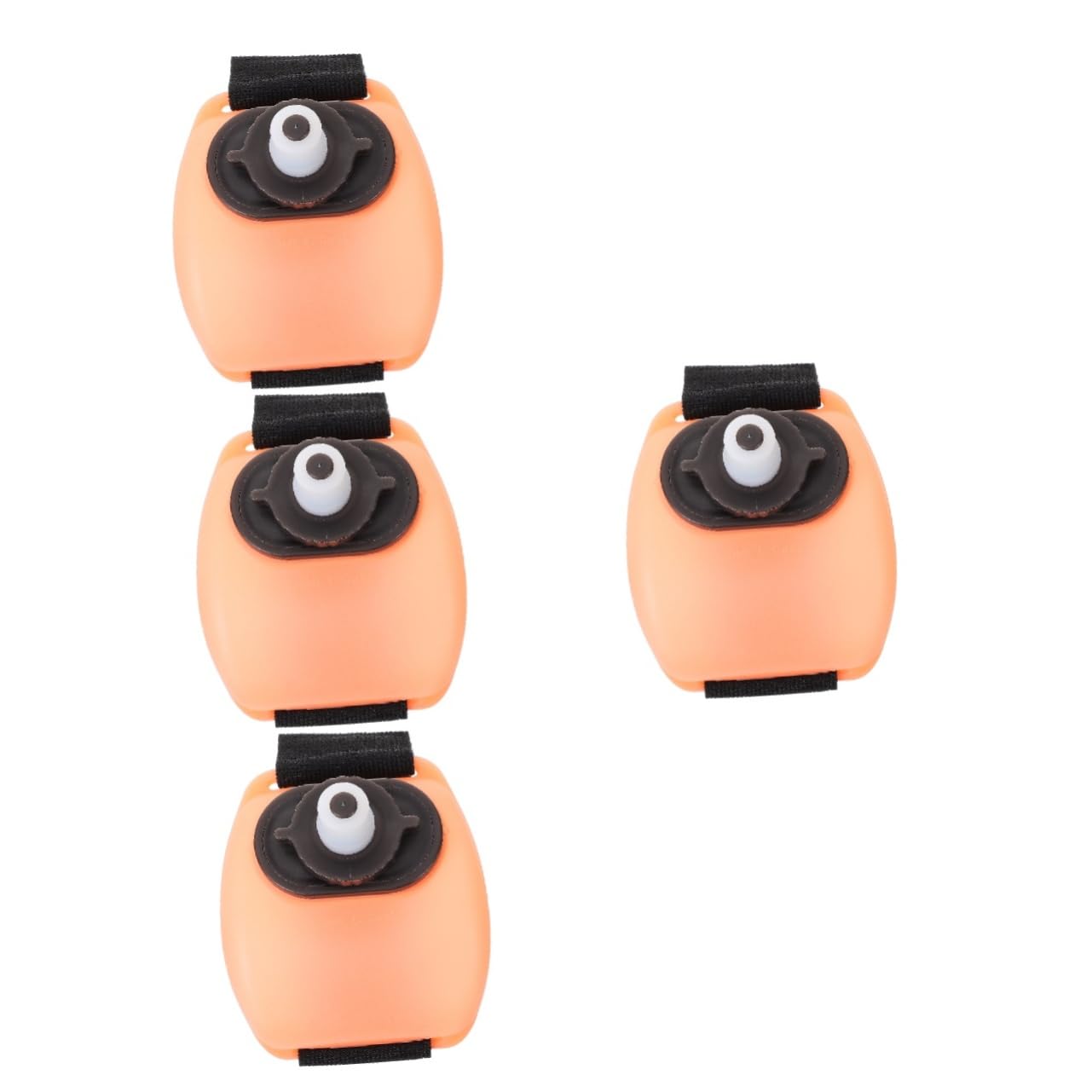 Gourde pratique pour course et rando : pack de 4 bouteilles VANZACK avec bracelet