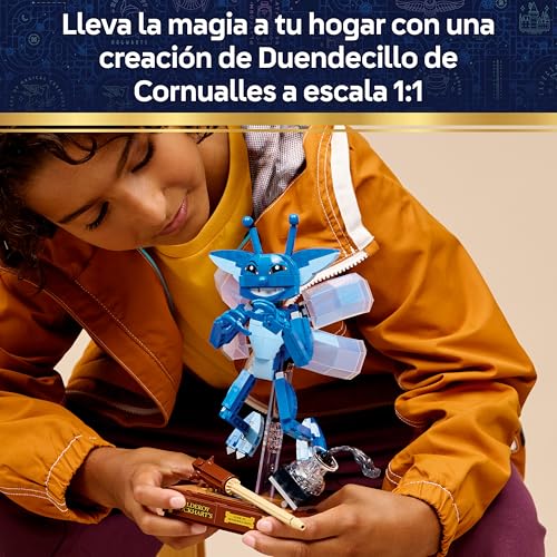Miniatura 2 de LEGO Harry Potter Duendecillo de Cornualles - Figuras Articuladas con Libro y Varita de Gilderoy Lockhart - Decoración para el Dormitorio - Regalo de Cumpleaños para Niñas y Niños de 8+ Años - 76461