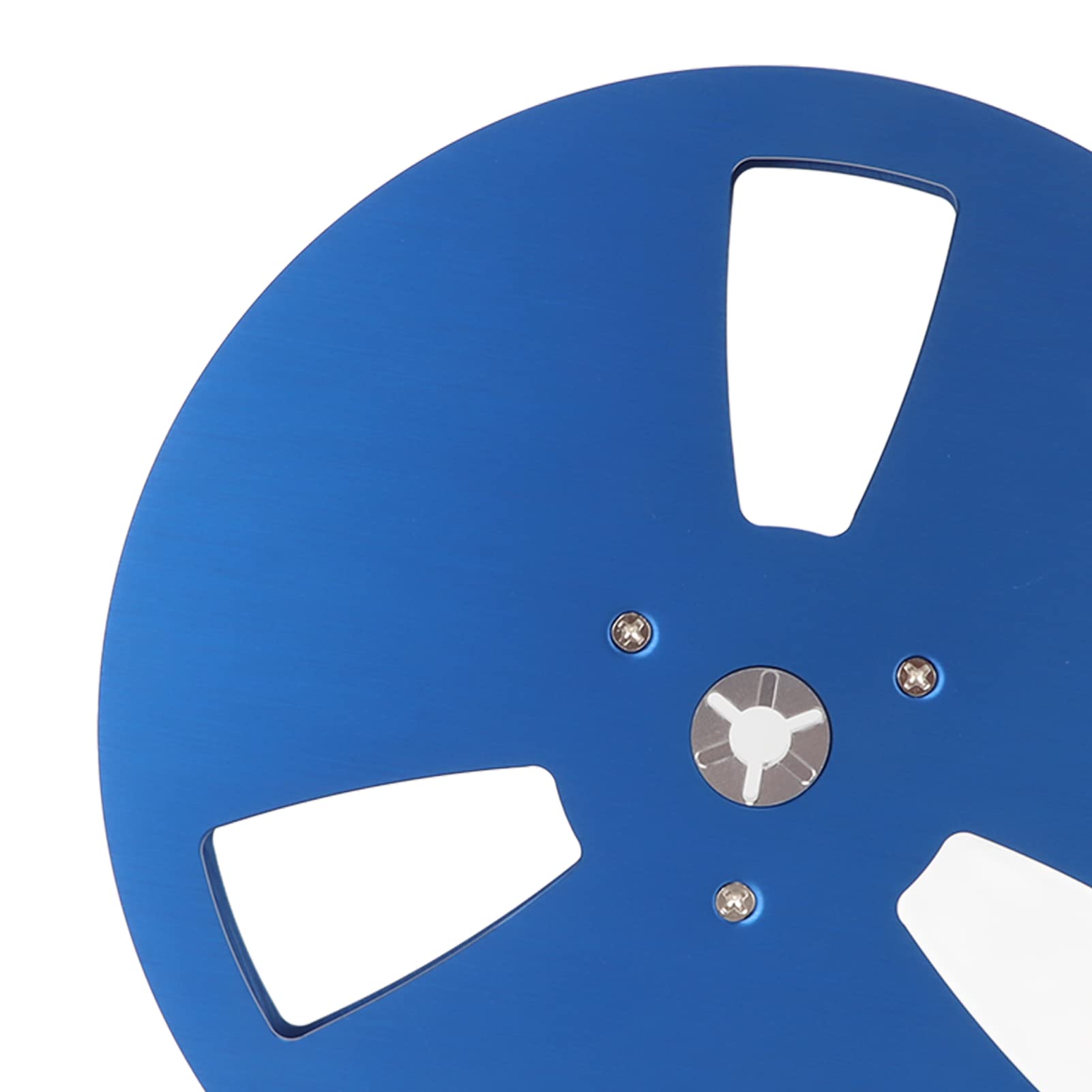 Leere Bandspule, 7 Zoll Offene Spule, Audio-Aluminium-Aufwickelspule, Recorder, Zubehör, Öffnungsmaschine, Teileöffner, Leere Platte für (Blau)