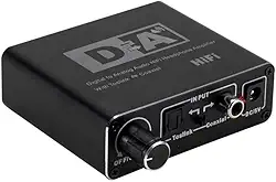 Conversor Áudio Optico Digital P/Analógico Rca P2 C/volume