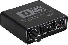 Conversor Áudio Optico Digital P/Analógico Rca P2 C/volume