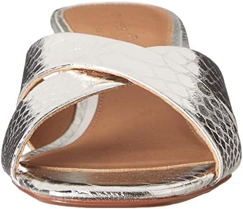 Chinese Laundry Women's Slip-on, Sandal Slide Heeled, Silver, 8.5 | Image 1