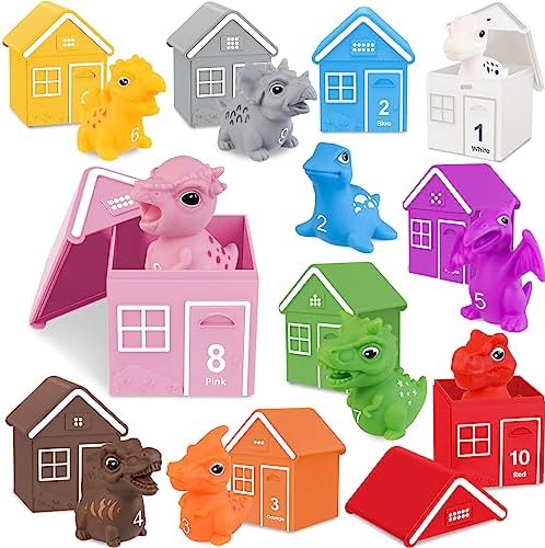 Juguetes Montessori para Bebés: Dinosaurios Apilables