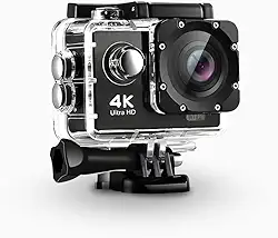 Câmera Filmadora Action Pro 4K Sports Ultra-HD Wi-Fi Control