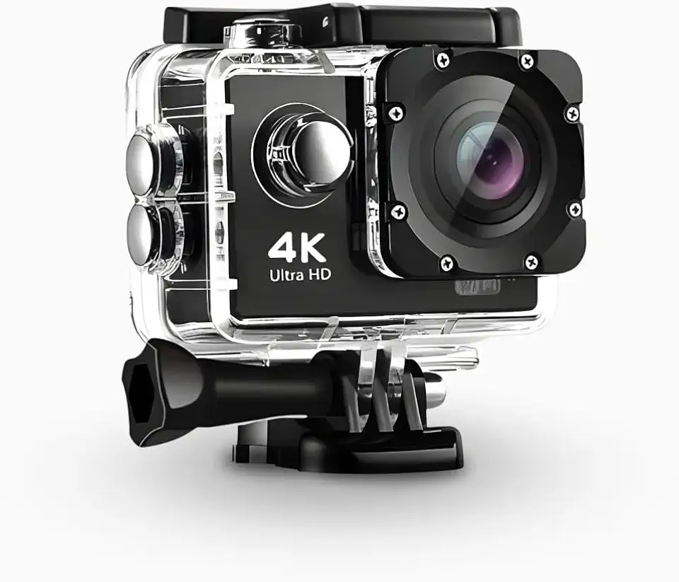 Câmera Filmadora Action Pro 4K Sports Ultra-HD Wi-Fi Control
