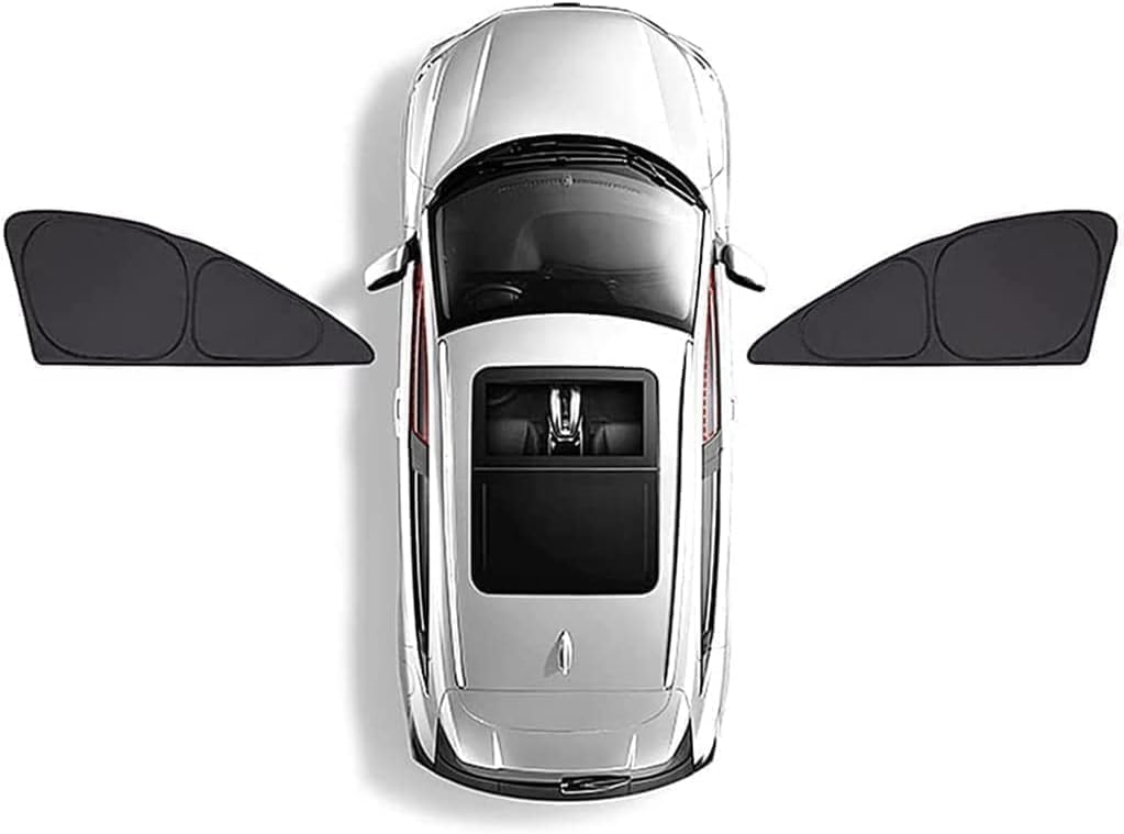 QWEDFSD Car Window Sunshades For BMW X5 E70 2007-2013,Sun Protection Full Blackout Panel Front Rear Side Window Privacy Shades Interior Car Window Sunshade,A/Front-2pcs