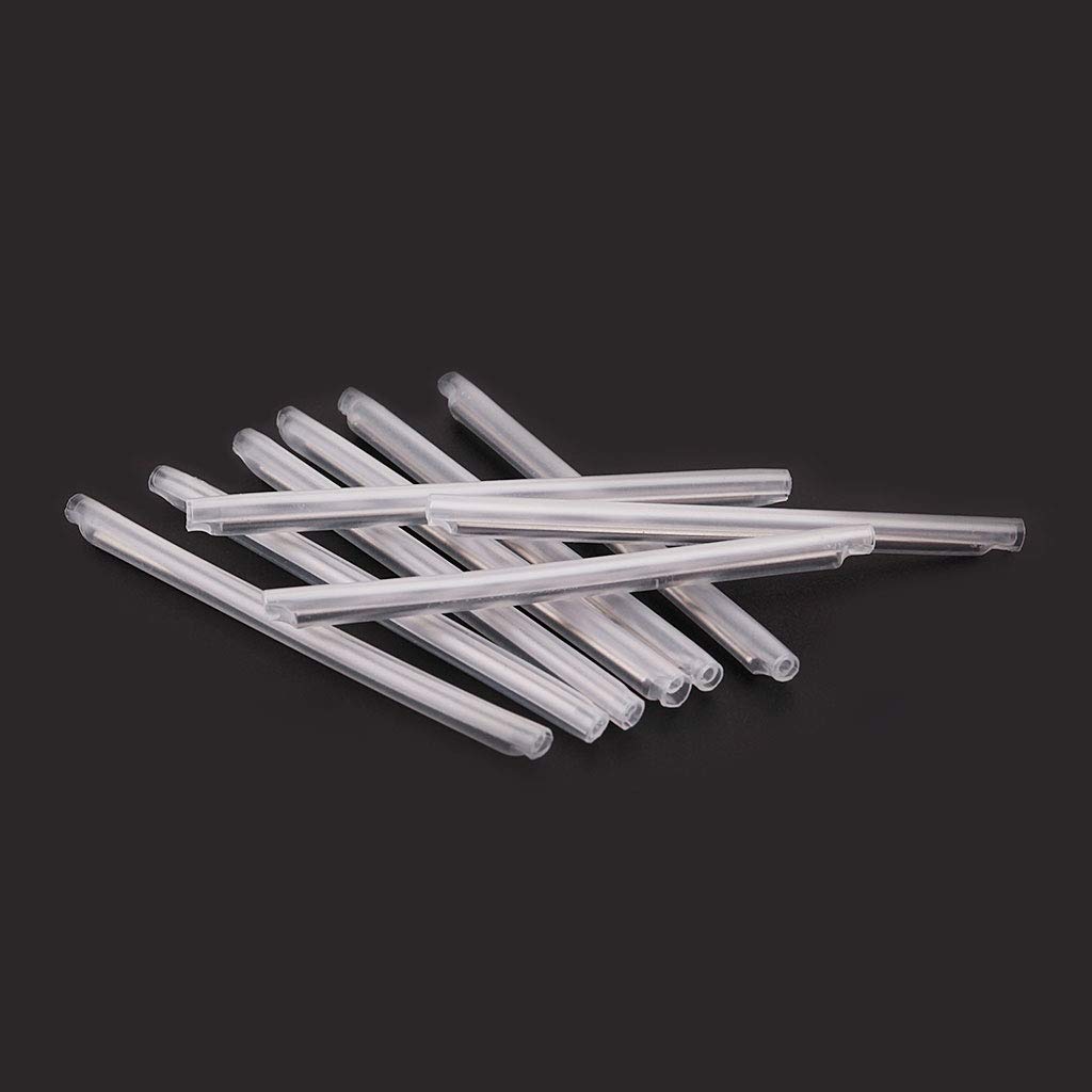 Lot de 1000 tubes thermorétractables simples de 60 mm en fibre nue spéciale connecteur de tube thermorétractable