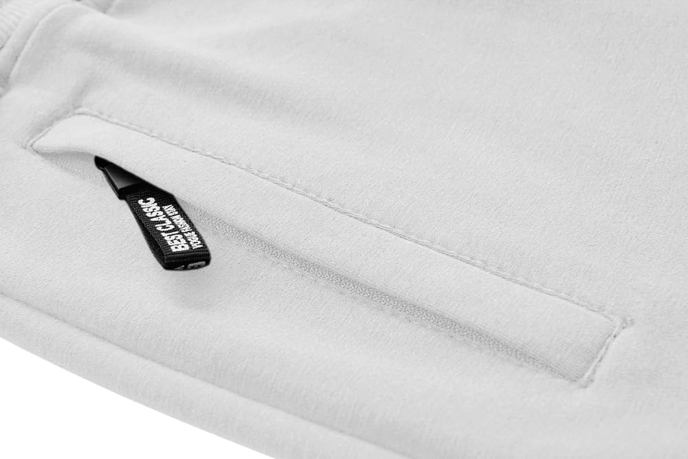 MAGNIVIT Men's 3/4 Jogger Capri Pants Workout Gym Below Knee Shorts Zipper Pockets Jogger Sweatpant Capris for Men - Image 5