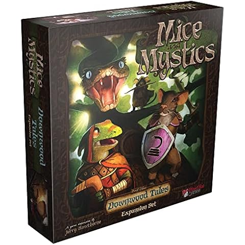 Plaid Hat Games | Downwood Tales: Mice and Mystics exp. | Board Game | Ages 7+ | 1-4 Players | 90 Minutes Playing Time Cover
