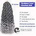 Goddess Locs 18 Inch Wavy Curly Faux Locs Crochet Hair With Curly Ends - Pre Looped Synthetic Braids Hair for Black Women Extensions