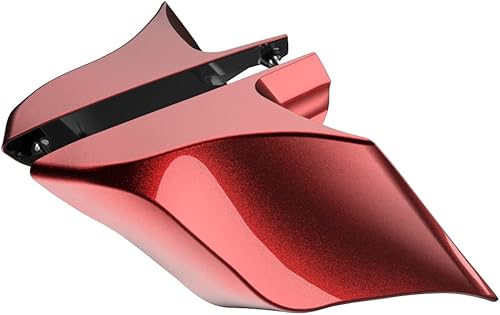 Miniatura 165 de Advanblack Barracuda - Cubiertas laterales estiradas plateadas (brillantes), paneles extendidos para Harley Touring Street Glide Road Glide Electra