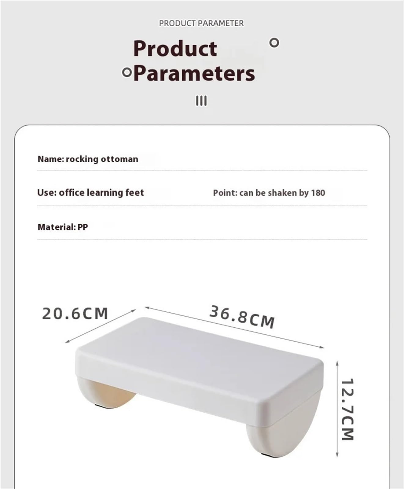 Reposapiés de oficina para debajo del escritorio, Ajustable ergonómico multicolor del resto del pie de la oficina for la oficina y el hogar
