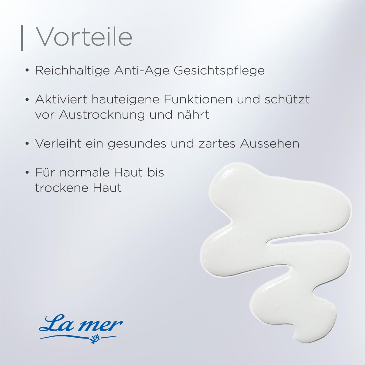 La mer Time Control Creme Reichhaltig, UVA-, UVB- & IR-Schutz, 50 ml