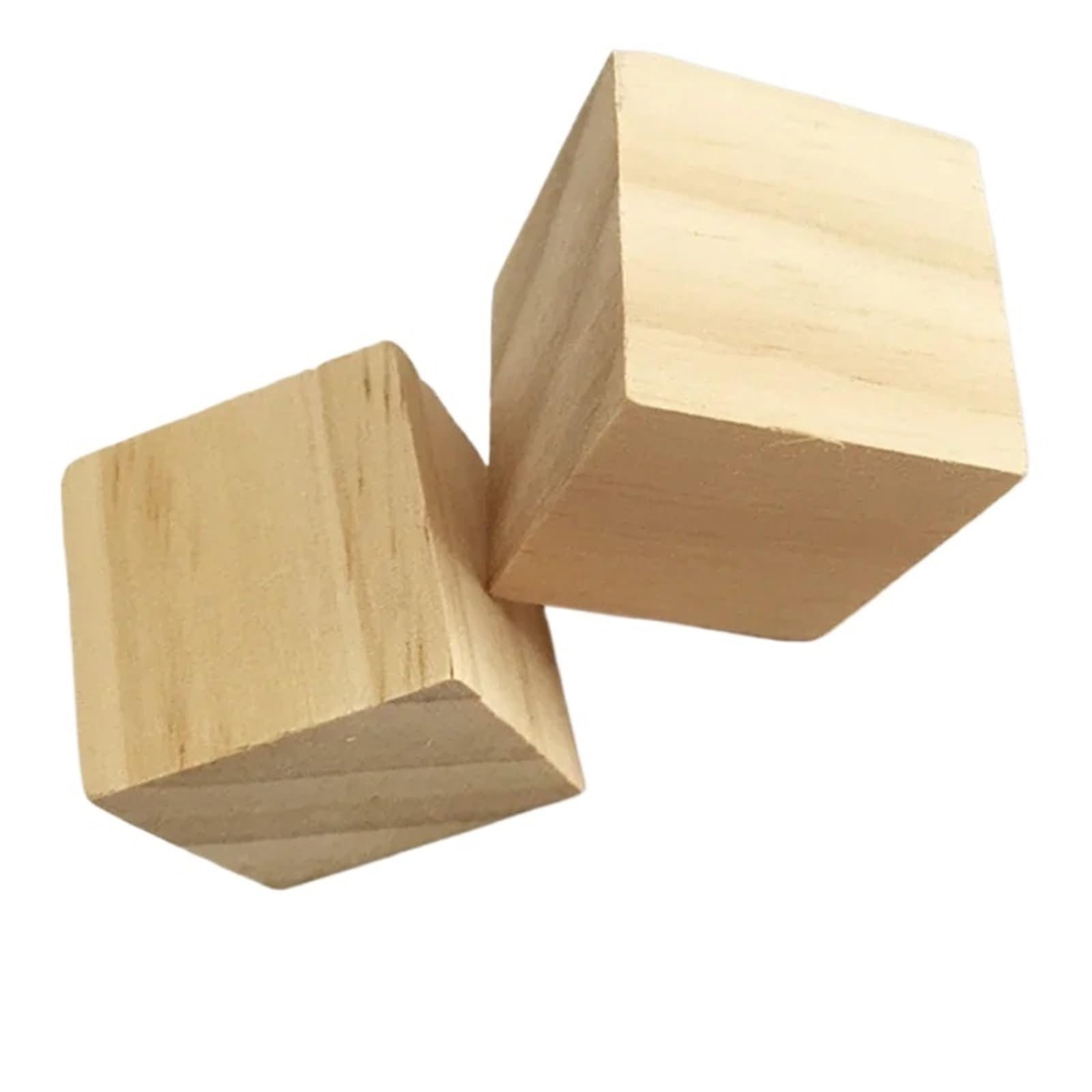 LSNNMU 100 Pcs 2cm DIY Alphabet Blocks Wooden Cubes Numbers Puzzle Making Craft Decor for Children Project for Crafts