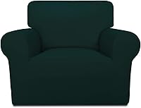 Vista 150 de PureFit Funda súper elástica para sofá reclinable con bolsillo, funda de sofá suave y antideslizante de elastano, lavable, protector de muebles