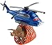 MATCHBOX JURASSIC WORLD DINO TRANSPORTERS TRICERA-COPTER Vehicle and figure