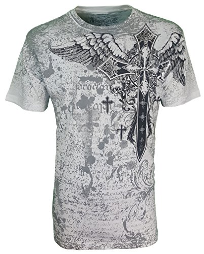 Konflic Men's Original Design Crew Neck MMA Muscle T-Shirt