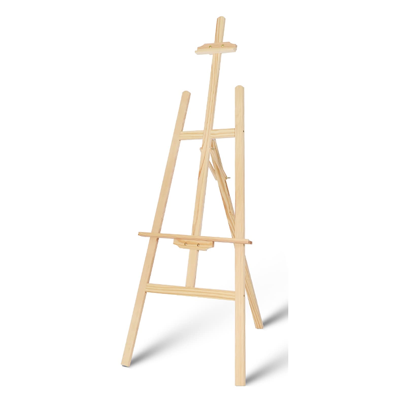 MYUYEE Easel Stand Pine Material 1.5M High Wooden Display Stand,105Cm Painting Height 3Cm Wide Drawing Support Sketch Sketching Easel