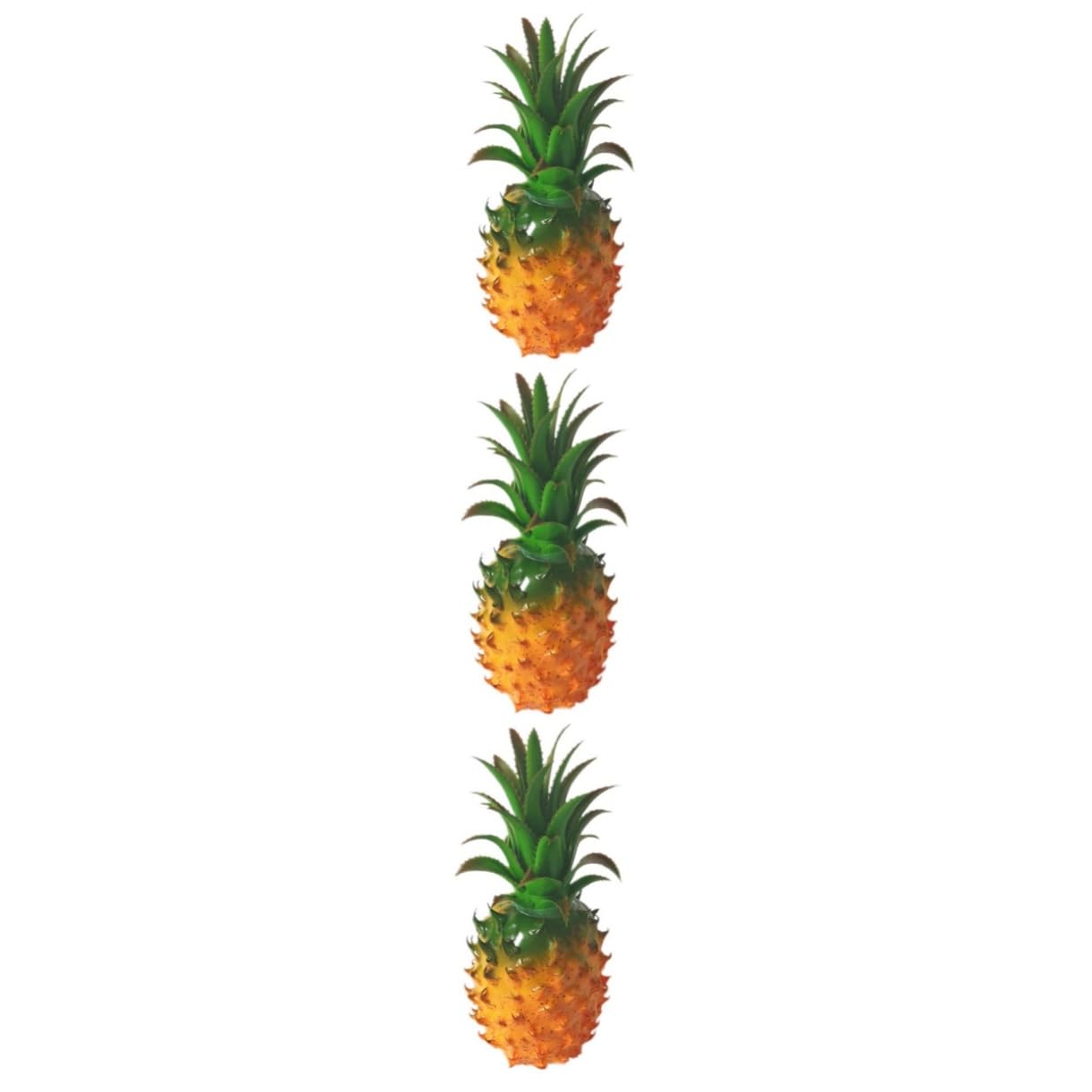 Abaodam 3piezas Modelo De Piña Artificial Realista para Decoración De Tiendas Accesorios De Fotografía y Adornos Hogar y Oficina