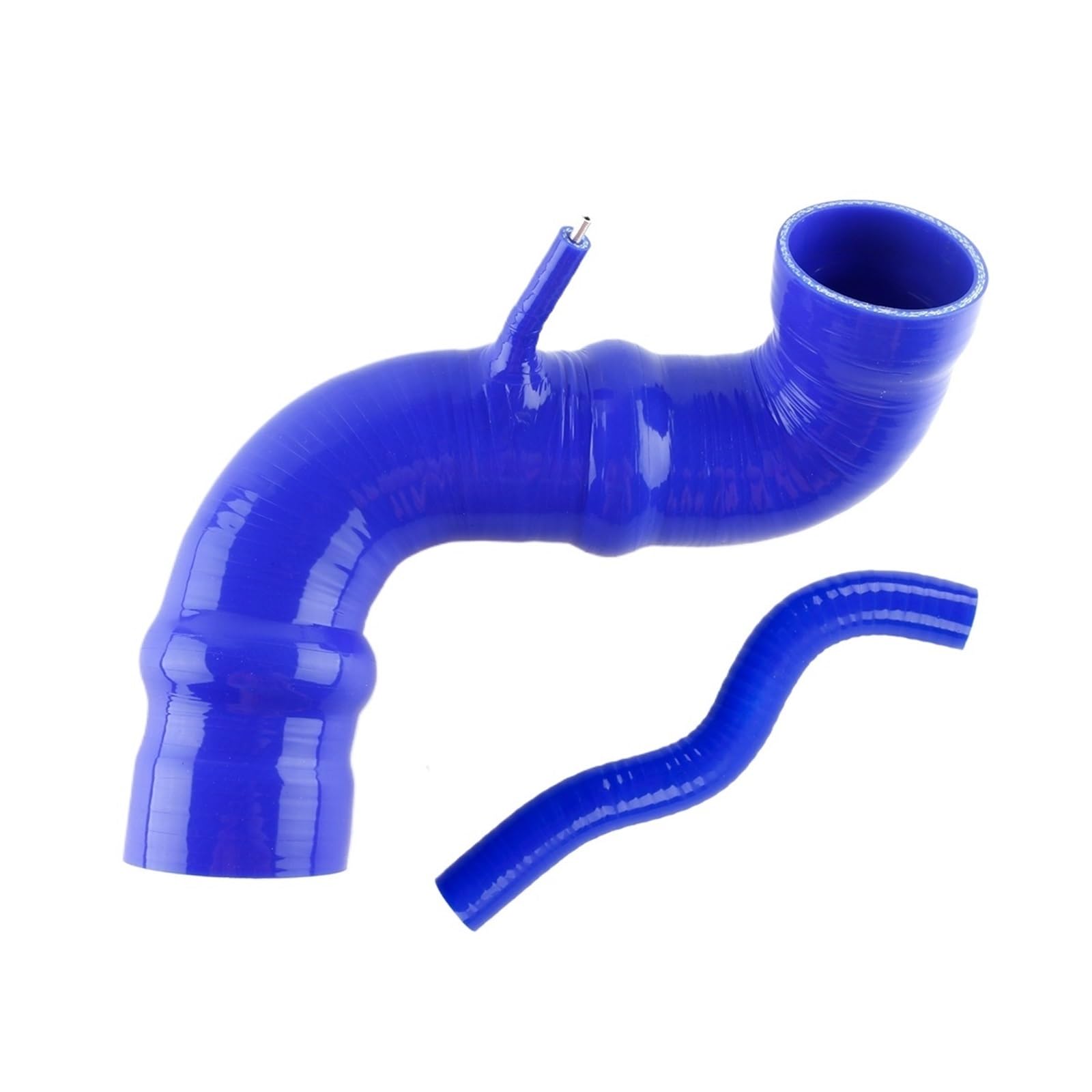 Cqjjxkyc Blue Intercooler Turbo Hose Pipe Fit For 2003-2008 Saab 9-3 93 1.8T 2.0T 2.0T B207 Turbo Breather Air Cleaner & Filter Intake Silicone Piping 2Pcs Car Air Intake Hose(Blue)