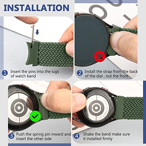 Yunshare Cinturino elastico intrecciato senza