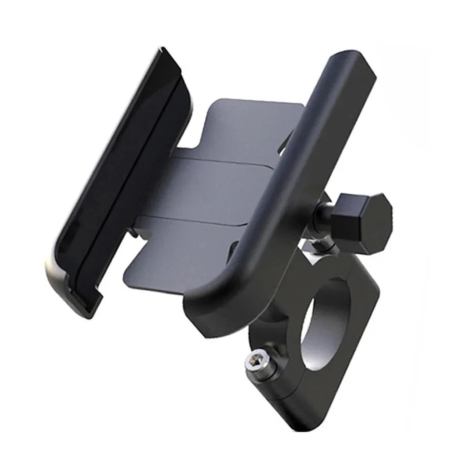 Support de téléphone de vélo de Moto Support GPS Support de téléphone Portable Support de Guidon réglable Support de téléphone de vélo Support de Cyclisme antidérapant(Silver - A)